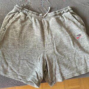 NIKE SHORTS (GREY + CLASSIC LOGO)
